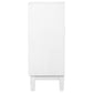 Gambon - 2 Door Wood Honeycomb Pattern Accent Cabinet - White