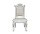 Vendom - Side Chair (Set of 2) - PU & Antique Pearl Finish