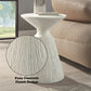 Duane - Accent Table - Natural White Finish