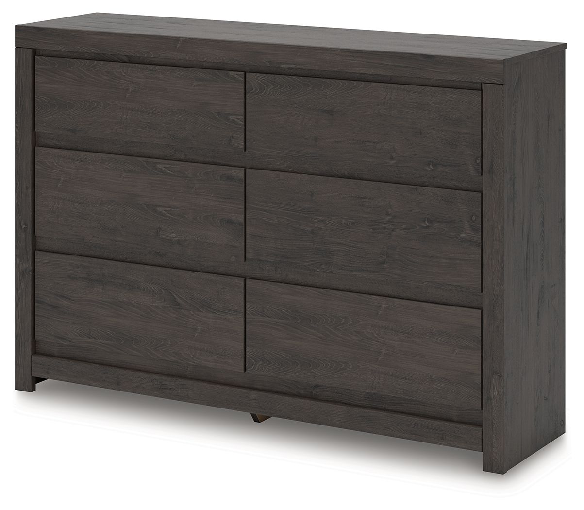 Fraluna - Charcoal - Six Drawer Dresser