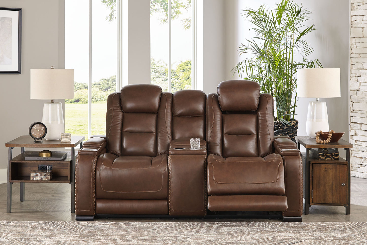 The Man-den - Reclining Living Room Set