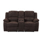 Madden - Loveseat - Brown Chenille