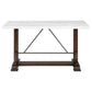 Aldrich - Marble Top Counter Height Dining Table - White