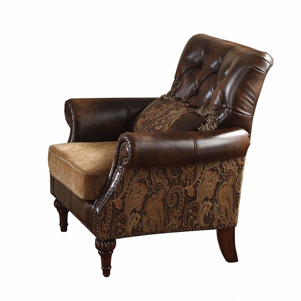 Dreena - Chair (With 1 Pillow) - Dark Brown - 38"