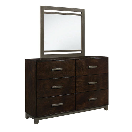 Charleen - Mirror - Walnut