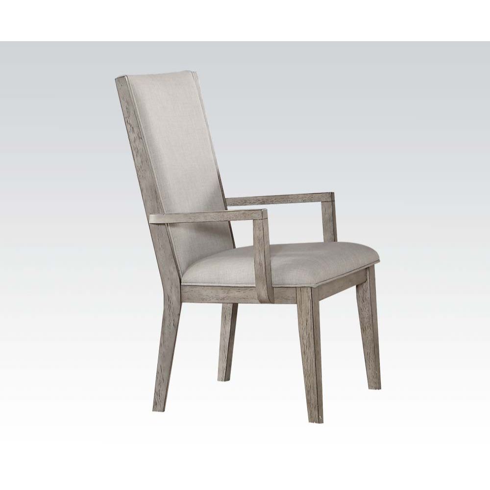 Rocky - Chair (Set of 2) - Fabric & Gray Oak