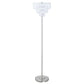 Anya - Hanging Crystal Metal Floor Lamp - Chrome