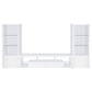 Jude - 3 Piece TV Entertainment Center - White High Gloss