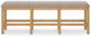 Havonplane - Brown - XL Counter Height Upholstered Dining Bench