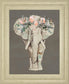 22x26 Flower Crown Elephant II By Jennifer Goldberger - Beige