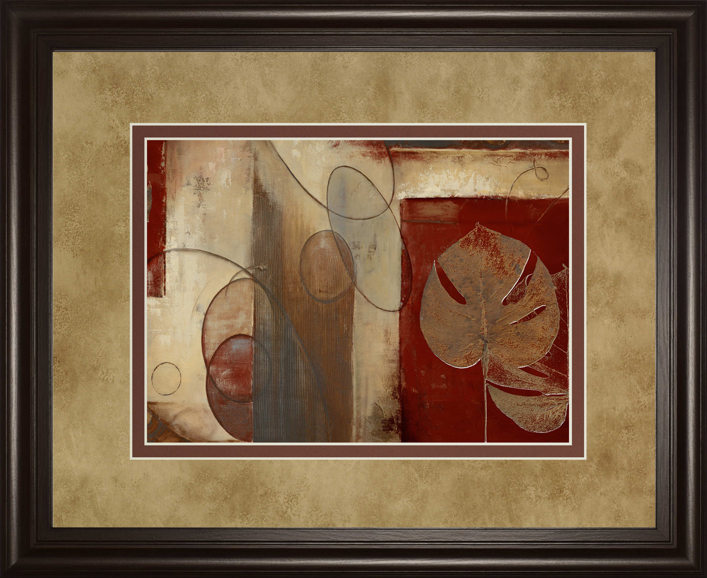 Inspiration In Crimson By Patricia Pinto - Framed Print Wall Art - Red