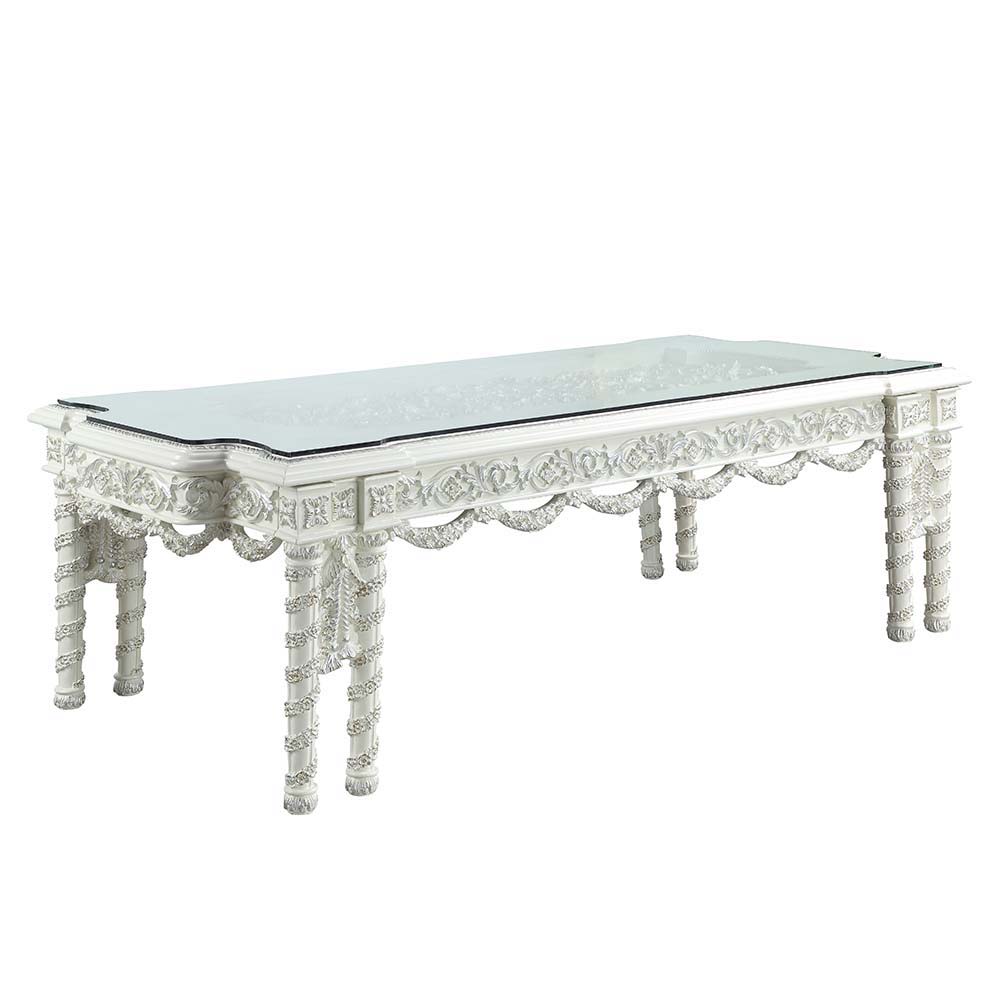 Vanaheim - Dining Table - Antique White Finish