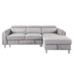 Reyes - Sectional Sofa - Beige Nubuck