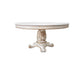 Vendom - Dining Table - Antique Pearl Finish - 76"