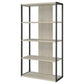 Loomis - 72" 4-Shelf Bookshelf - Whitewashed Gray