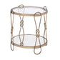 Zekera - End Table - Champagne & Mirrored