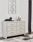 Zyniden - Silver - Six Drawer Dresser