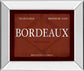 Bordeaux By Paola Viveiros - Mirror Framed Print Wall Art - Red