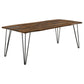 Neve - Live Edge Dining Table - Gray Sheesham