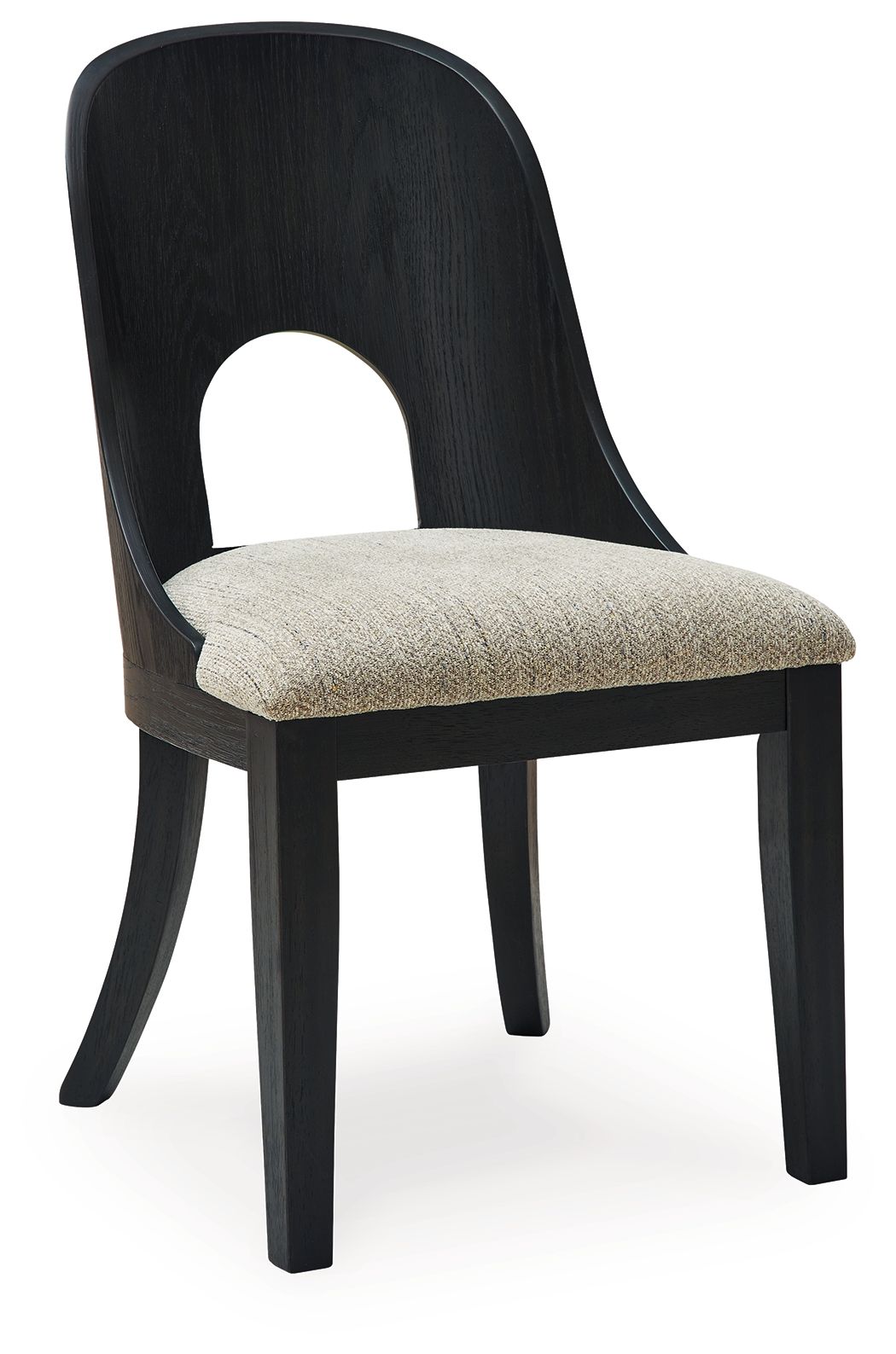 Rowanbeck - Gray / Black - Dining Upholstered Side Chair (Set of 2)