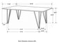 Neve - Live Edge Dining Table - Gray Sheesham