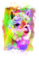 Rainbow Llama II By Jg Studios - Purple