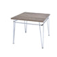 Nadie II - Counter Height Table - Light Oak & Chrome