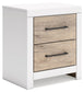 Charbitt - Two-tone - Two Drawer Night Stand