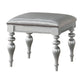 Maverick - Vanity Stool - Fabric & Platinum