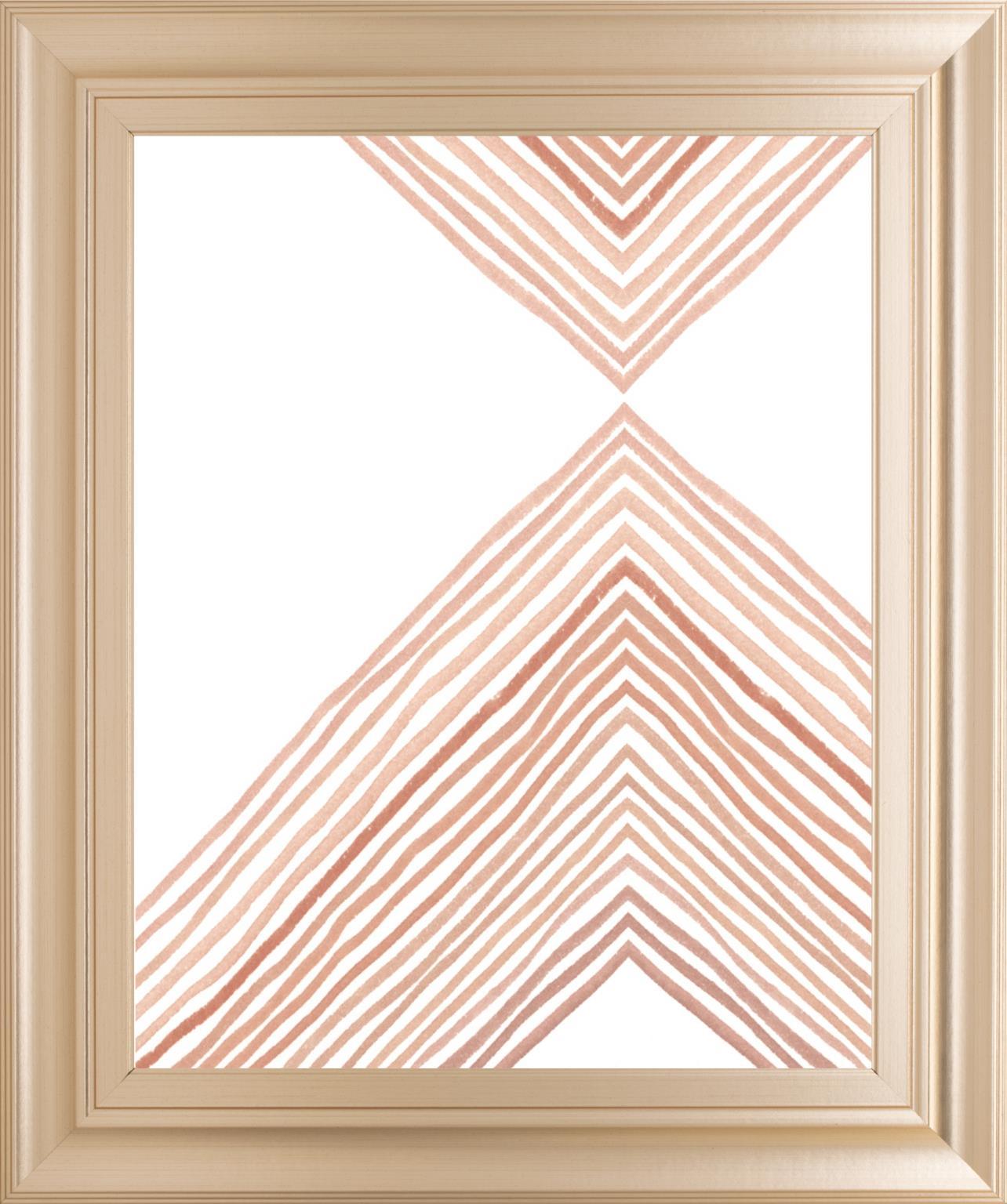 22x26 Pink Apogee II By Emma Scarvey - Beige