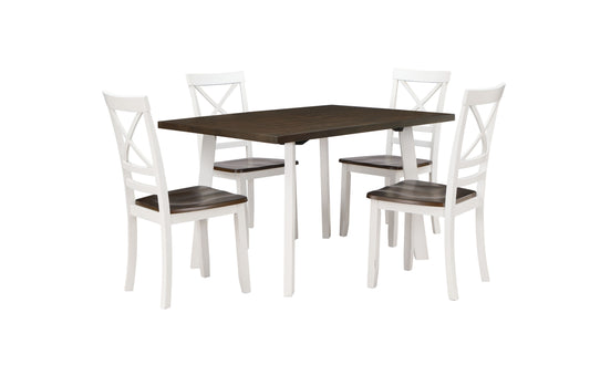 Ivy Lane - 5 Piece Dining Set (Table & 4 Chairs) - Buttermilk