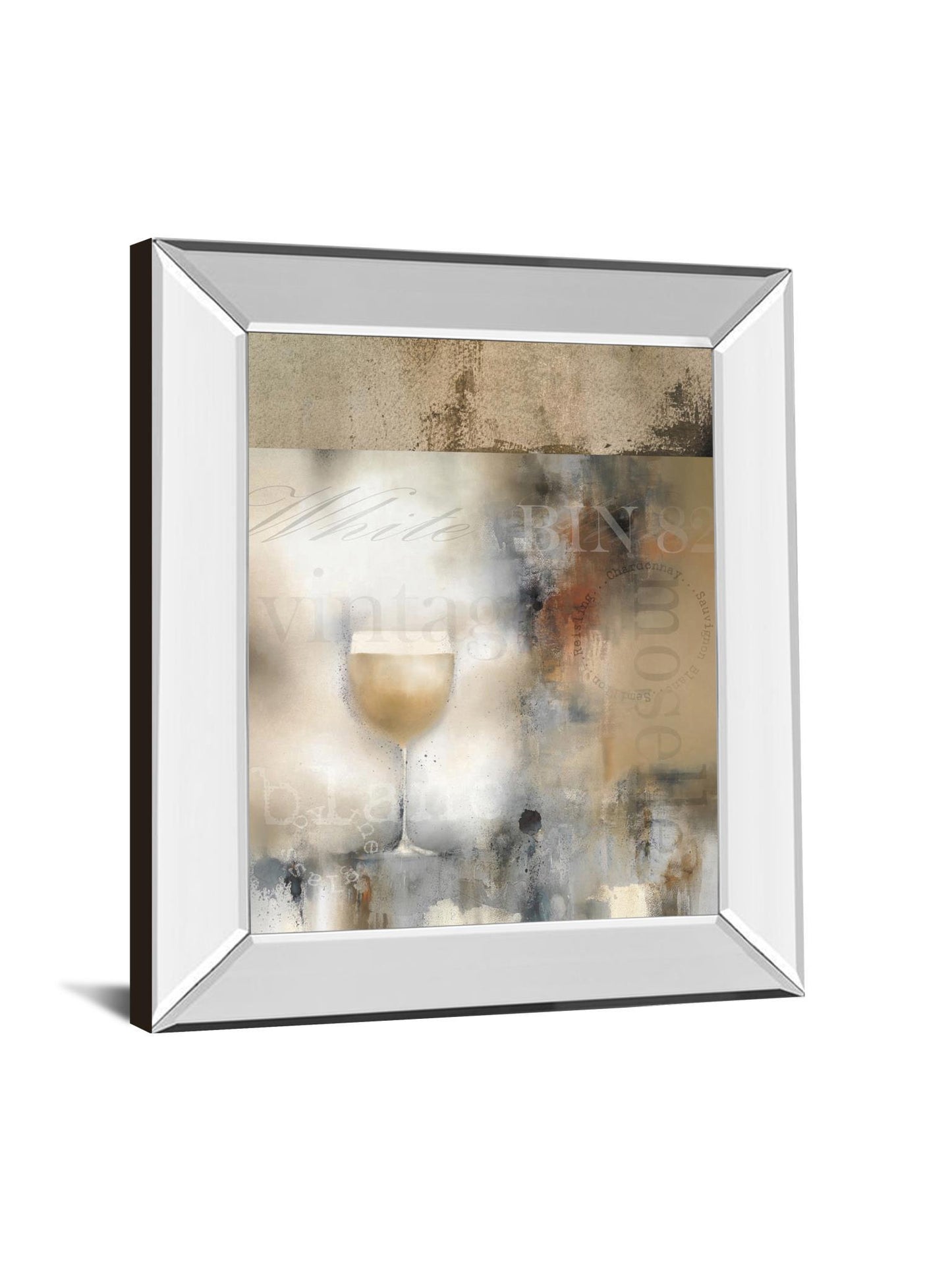 Cellar I By J.P Prior - Mirror Framed Print Wall Art - Beige