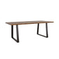 Ditman - Live Edge Dining Table - Gray Sheesham