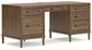 Roanhowe - Brown - Home Office Desk