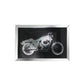 Nevina - Wall Art - Mirrored & Faux Crystal Bike