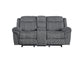 Zubaida - Loveseat w/USB Dock & Console (Glider & Motion)