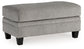 Davinca - Charcoal - Ottoman